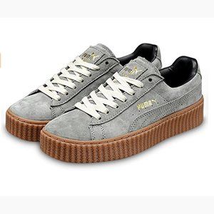 Puma x Fenty by Rihanna Gray Suede Creepers